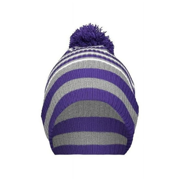 Holloway Sportswear OS Spirit Pom Beanie Dark Green/Heather Grey/White 223815