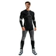thumbnail image 2 of Gamivast Athletic Compression Suit for Men Tight Long Sleeve Top and Leggings Base Layer Moisture Wicking Set for Gym Running Workout Activities, 2 of 7