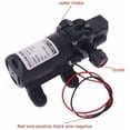 thumbnail image 2 of GETIT RV Water Pump 12V DC 12V 60W 130FT 6L/min High Pressure Water Pump Diaphragm Primer Pump RV Water Pump (Voltage: 12V), 2 of 5