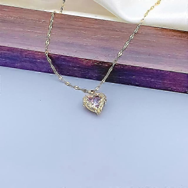 Collar de cadena de oro para mujer, joyería fina, regalo de moda para mujer
