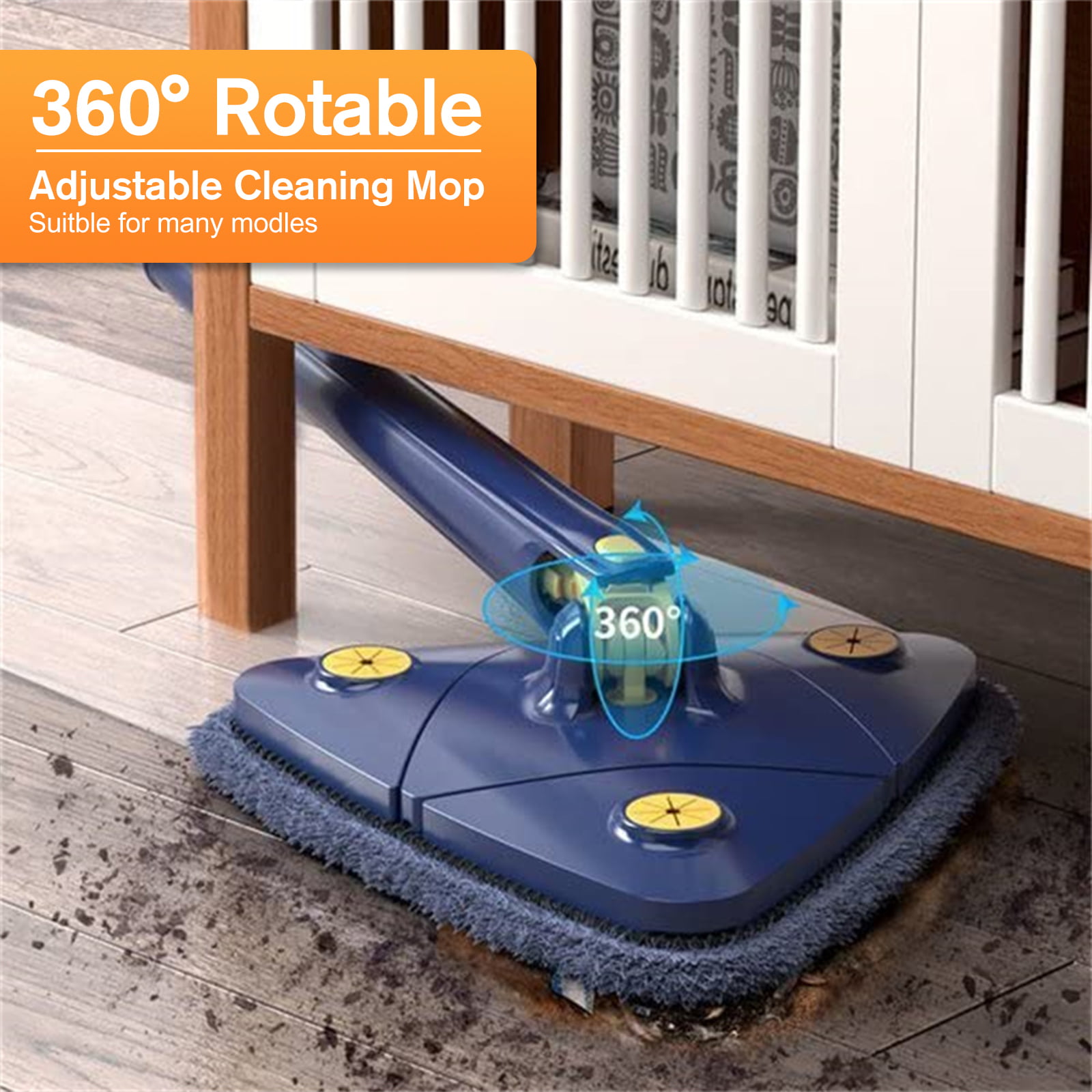 Automatic Cloth Changing Mini Mop, Push-Pull Handle Design Disposable Face  Towel Mop, 360° Rotation, Suitable for Mopping Floors, Cleaning Cabinets