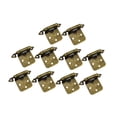 thumbnail image 4 of simhoa 10 Pieces Self Closing Hinges Connector Spring Hinges Kitchen Cabinet Hinges Antique Bronze, 4 of 8
