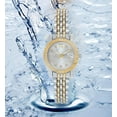 thumbnail image 3 of Elegant Women's Analog Quartz Watch - Waterproof Luxury Ladies Wristwatch with Date Display, Dainty Gold and Silver Stainless Steel Watches for Women, 3 of 5