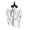 White, variant on Halloween Ghost Decoration with Witch Hat 59 Inch, Poseable Standing Skeleton for Indoor Outdoor Haunted House, Spooky Ghost Decor for Front Porch Yard Patio Lawn Party