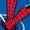 ROYAL BLUE, variant on Spider-Man - Mom Cropped Graphic T-Shirt