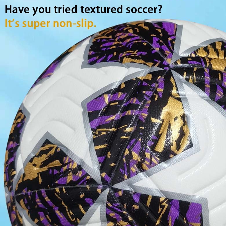 Premium Europe Cup Themed Size 5 Soccer Balls - Diverse Vibrant Colors, Ideal for Adult & Youth Players, Durable Construction for All - Weather Play