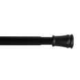 thumbnail image 2 of Kenney® Rogers 5/8" Twist & Fit No Tools Adjustable Tension Window Curtain Rod, 48-84", Black, 2 of 10