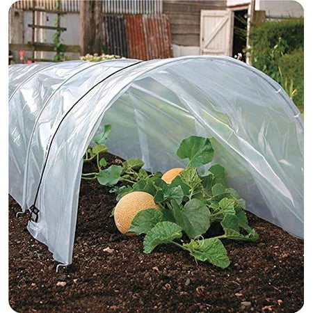 Agfabric 1.2Mil Plastic Covering - 6x32ft Clear Polyethylene Greenhouse Film UV Resistant for Plant Cover&Frost Blanket for Season Extension, Keep Warm and Frost