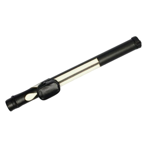 Estuche de transporte para taco de billar con correa para el hombro, bolsa para taco de billar, bolsa de transporte portátil para taco de billar, bols Blanco negro shamjiam Estuche para taco de billar