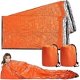 thumbnail image 2 of 4x Outdoor Emergency Thermal Waterproof Sleeping Bag Camping Survival Bivvy Sack, 2 of 5