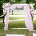 thumbnail image 6 of CJC 1 Panel Wedding Arch Drapes Chiffon Fabric, Sheer Voile Scarf Valance for Arbor Archway Ceremony Party Decor, 6 of 8