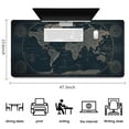 thumbnail image 4 of Old Chart Vintage World Map Gaming Mouse Mat, Rectangle 3XL Extra Large Mouse Pad 47.3 X 23.6 Inches Non-Slip Rubber Gaming Mouse Pad with Stitched Edges, Office Mouse Pad for Women Men Kids, 4 of 7
