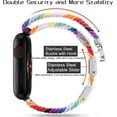thumbnail image 5 of ANTHOUSE Compatible with Apple Watch Band 49mm 45mm 44mm 42mm,Stretchy Sport Solo Loop Strap with Adjustable Buckle,Elastic Nylon Braided Wristband for iWatch Series 8 7 6 SE 5 4 3 2 1, 5 of 10