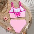 thumbnail image 7 of Shadoumai Girls Swimsuit Ruffled Padded Adjustable Strap Tankini High Waisted Swimwear Set Teens Girl 2Pcs Beach Bathing Suit, 7 of 7