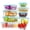 Green, variant on Asnews 8 Pack Glass Food Storage Containers Set, Glass Meal Prep Containers with Lids, Airtight Bento Boxes, for Microwave, Oven, Freezer and Dishwasher Safe, Green