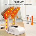thumbnail image 4 of Shoe Dryer with Ultraviolet Sterilization Shoe Dryer and Odor Eliminator Electric Shoes Dryer Heater for Boot EU Plug, 4 of 5