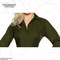 thumbnail image 2 of UNDERWRAPS Womens Horror Jumpsuit Costume - Khaki Serial Killer Horror Jumpsuit Romper Halloween Costume Women, Sexy Romper (Khaki Womens Jumpsuit, Large 12-14), 2 of 5