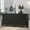Black, variant on Harper & Bright Designs Modern Elegant 3 Door Sideboard with Adjustable Shelves, Buffet Cabinet for Dining Room Living Room Hallway, Black