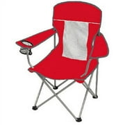 Ozark Trail?Folding Chair, Comfort Mesh Chair-Red,4-Pack