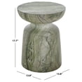 thumbnail image 4 of Safavieh Tina Mushroom Outdoor Polystone End Table, Green Marble, 4 of 7