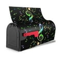 thumbnail image 3 of Pofeuu Music Notes Print Mailbox Covers Letterbox Cover Mailbox Wrap for Home Garden Yard Outdoor Decor -25.5x21 in, 3 of 8