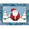 thumbnail image 2 of Grey, Jace 32x25 White Modern Wood Framed Museum Art Print Titled - Santa, 2 of 4