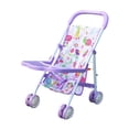 thumbnail image 2 of Cochecito de muñecas, carrito de empuje interactivo y creativo para juegos de rol. violeta, 2 of 6