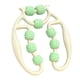 thumbnail image 5 of Rodillo de para músculos Fascia de 9 ruedas, relaja los músculos apretados, abrazadera de anillo portátil, rodillo para piernas, de pier, 5 of 8