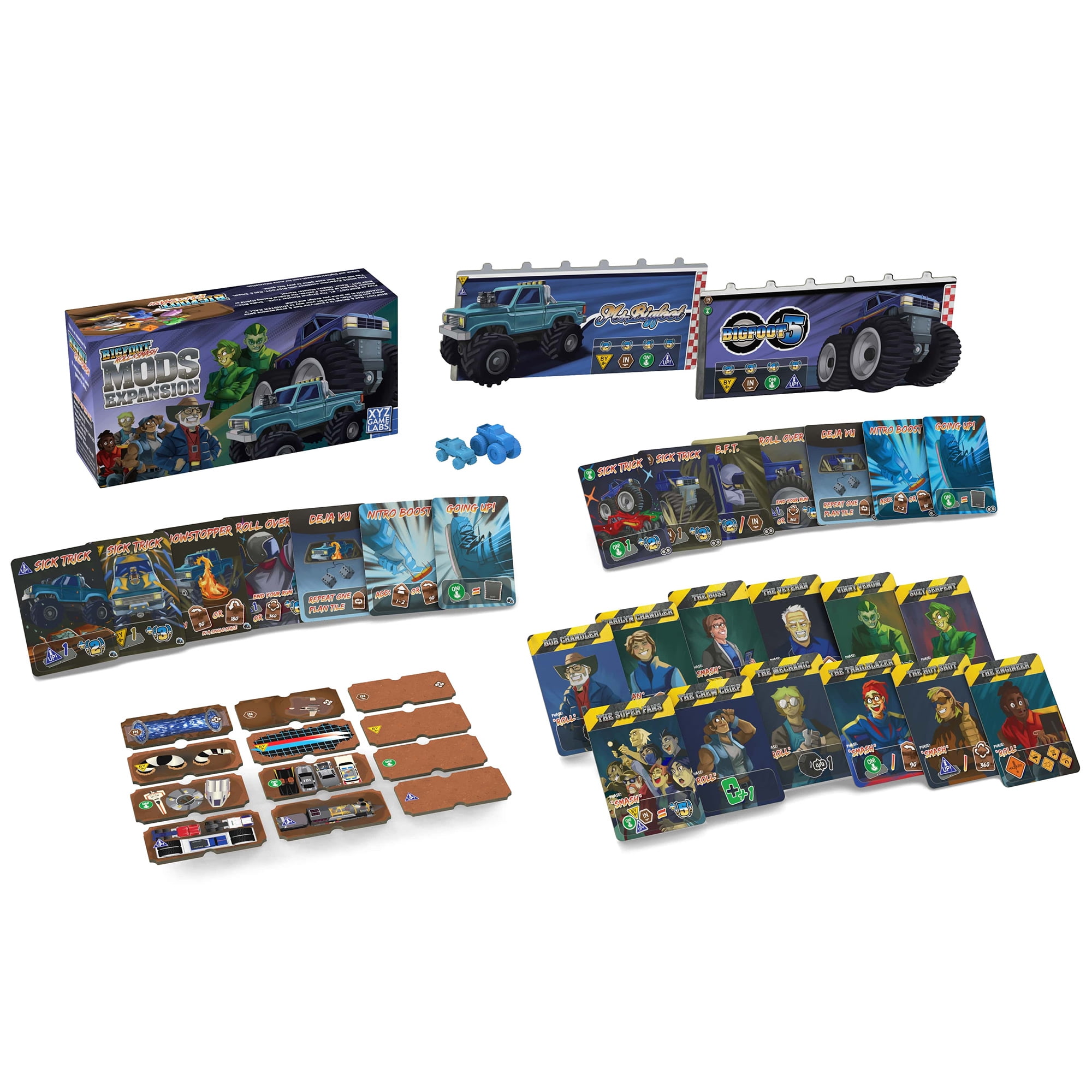 BIGFOOT: Roll & Smash MODS Expansion W/ Monster Truck Dice & Puzzle Game
