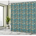 thumbnail image 4 of Ambesonne Festival Shower Curtain, Thai Songkran Carnival, 69"Wx70"L, Dark Sky Blue Multicolor, 4 of 4