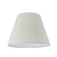 thumbnail image 2 of Aspen Creative 32005 Transitional Hardback Empire Shape Spider Construction Lamp Shade in Off White, 9" wide (5" x 9" x 7"), 2 of 4