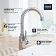 thumbnail image 3 of Grohe 31 518 Concetto 1.5 GPM Bar Faucet - Silver, 3 of 6