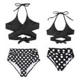 thumbnail image 3 of Jurebecia Mother and Daughter Swimwear Family Matching Swimsuit Girls Two Pieces Bikini Set Falbala Bathing Suits, 3 of 8