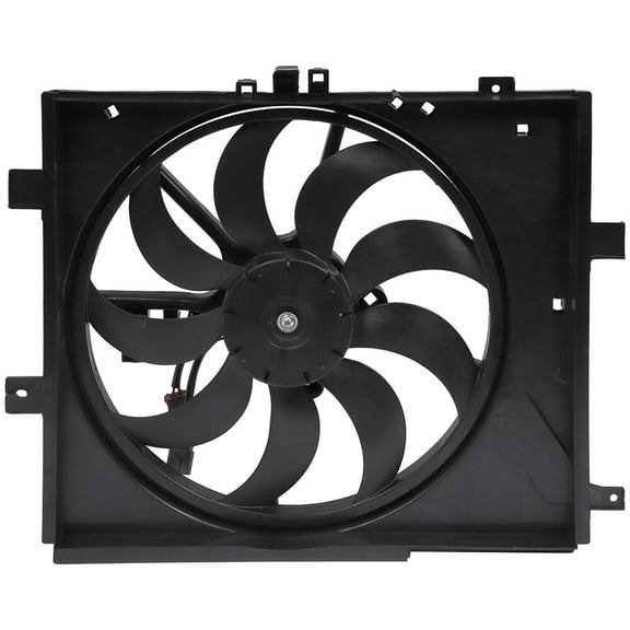 ECCPP 622770 Radiator Electric Cooling Fan fit 2012-2017 for Nissan for Versa 1.6L