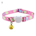 thumbnail image 2 of Visland Classic Comfort Dog Cat Collar Printing Anti-suffocation Safe Buckle Breakaway Pet Collars for Small, Medium Sized Dog Comfortable Collar, 2 of 8