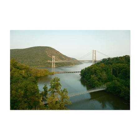 Bear Mountain Bridge 01 - New York Photography Unframed Wall Art Print 5 x 7 inches