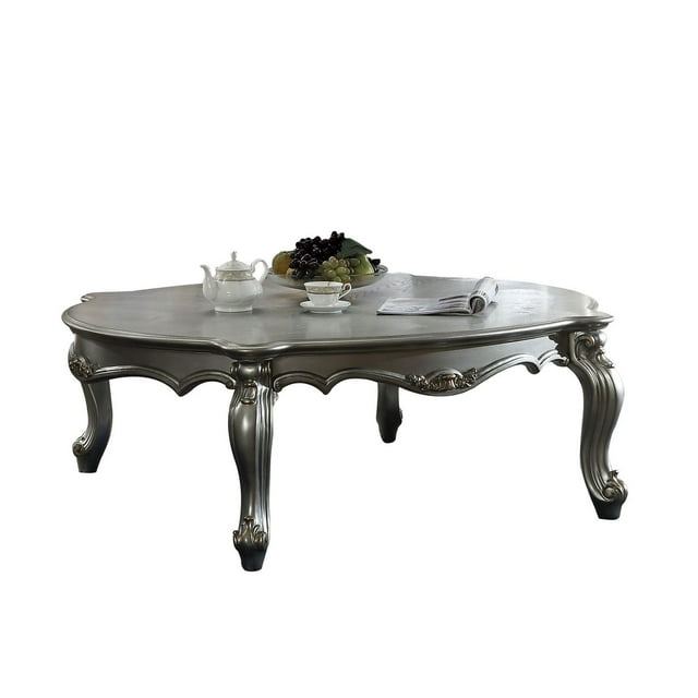 ACME Picardy Coffee Table in Antique Platinum