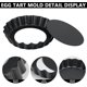 thumbnail image 2 of Molde para tartas elevable de 6 piezas, molde redondo con borde festoneado Molde para tartas perfecto o molde para tartas extraíble (10 cm), 2 of 5