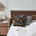 thumbnail image 5 of Halloween Pumpkin Throw Pillow Cases Ghost Boo Pillow Cases Sofa Bed Throw Cushion Cover for Home Office Halloween Decoration,20x20 Inch (2Pcs), 5 of 6