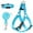 Baby Blue, variant on DMISOCHR Dog Harness and Leash Set with Collar - Step in No Pull Dog Harness