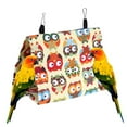 thumbnail image 4 of SPRING PARK Pet Bird Parrot Parakeet Budgie Warm Hammock Owl Heart Cage Hut Tent Bed Hanging Cave, 4 of 7