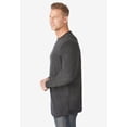 thumbnail image 5 of KingSize Men's Big & Tall Shrink-Less Lightweight Long-Sleeve Crewneck Pocket T-Shirt, 5 of 6