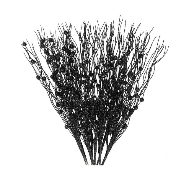 Selección artificial de la Navidad palillos decorativos del brillo del alambre DIY del hierro de la espuma de 17 pulgadas para la Navidad