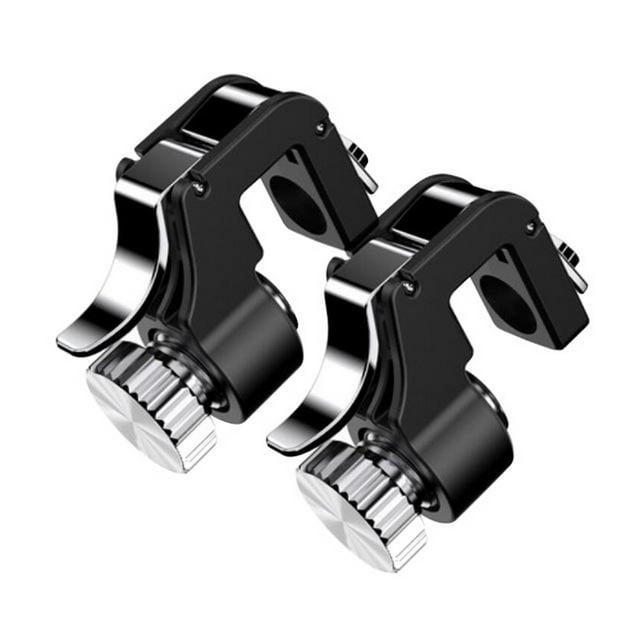 Metal Game Trigger Smartphone Mobile Game Button, L1R1 L2 R2 Shooter Joystick Used for PUBG Mobile Gamepad Shooting Button Aiming