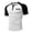 1# White, variant on Mens Henley Shirts Raglan Short Sleeve Casual Baseball Tees Summer Classic Color Block Workout T- Shirts with Pocket Black M