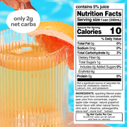 Moment Adaptogen Drink Lemon Grapefruit Sparkling Soda, 11.5 Oz, 12 Pack Cans