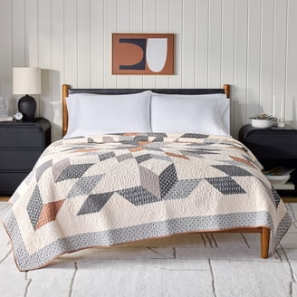 Better Homes & Gardens Copper Yarn Dyed Stripe Chambray Quilt