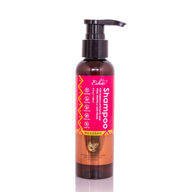 Champú Esha Wig & Weave para cabello sintético humano 118 ml