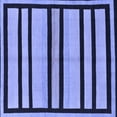 thumbnail image 1 of Ahgly Company Machine Washable Indoor Square Abstract Blue Modern Area Rugs, 6' Square, 1 of 4
