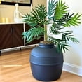 thumbnail image 2 of Caja de Arena Oculta Good Pet Stuff Gamuza Negra con Plantas Artificiales y Filtro de Olor para Gato, 2 of 14